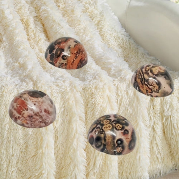 Natural Polished Stones for Jewelry Making (4 pieces) - Picture 1 of 4